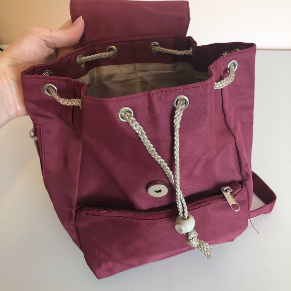 Red mini backpack - Picture 6 of 8